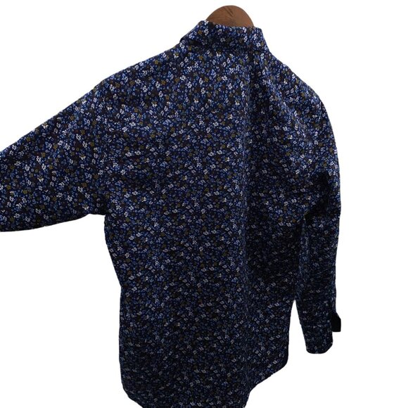 Silver Stone Men's Modern Fit Medium Floral Button Up Shirt - Picture 2 of 4